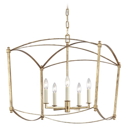 Thayer Antique Gild Pendant by Visual Comfort Studio