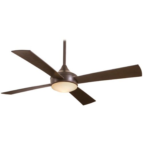 Aluma Wet 52-Inch LED Outdoor Fan in Oil Rubbed Bronze by Minka Aire