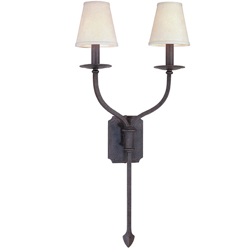 Troy Lighting La Brea Textured Iron Sconce