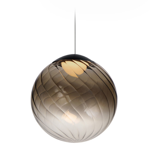 Et2 Planetary Black LED Mini-Pendant Light with Globe Shade