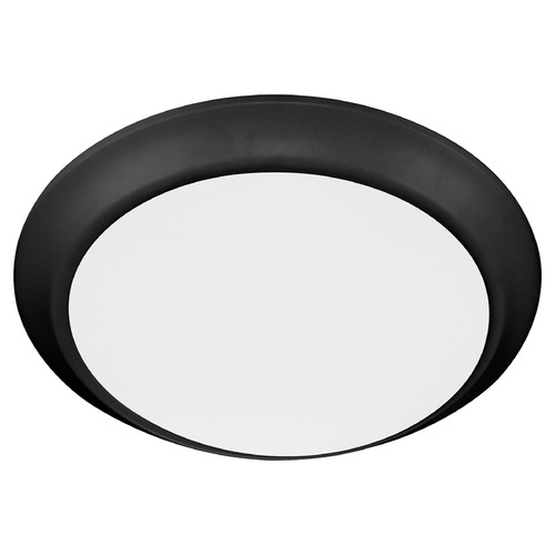 Quorum Lighting Matte Black LED Close To Ceiling Light