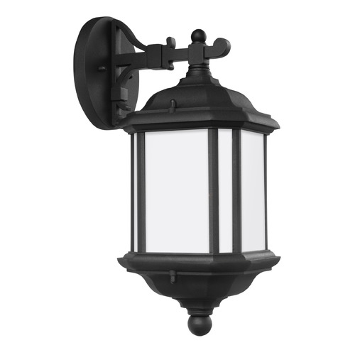 Kent 15-Inch Outdoor Wall Light in Black by Generation Lighting