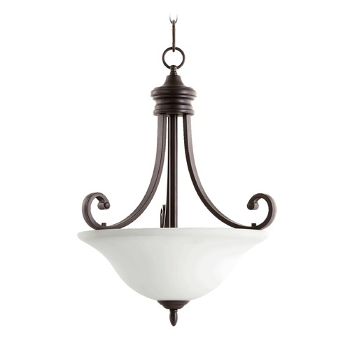 Quorum Lighting Bryant Oiled Bronze Pendant by Quorum Lighting 8154-3-186