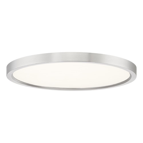 Outskirts 15-Inch LED Flush Mount in Brushed Nickel by Quoizel Lighting