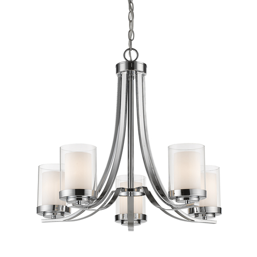 Z-Lite Willow Chrome Chandelier by Z-Lite 426-5-CH