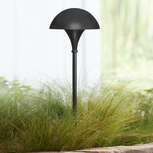 Black 120V Landscape Path Light in Black by Hinkley Lighting