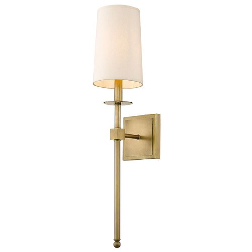 Camila Rubbed Brass Sconce by Z-Lite