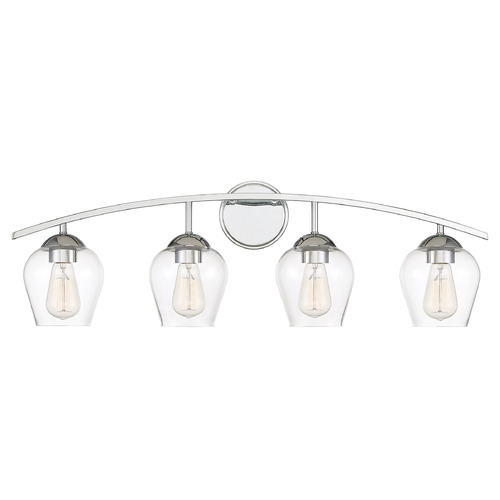 Meridian 32.75-Inch Vanity Light in Chrome by Meridian M80033CH