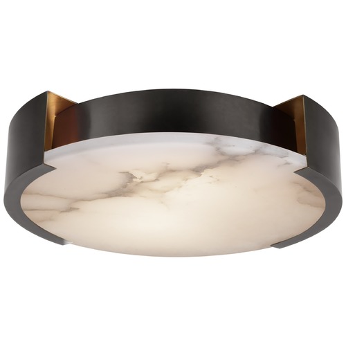 Visual Comfort Signature Collection Kelly Wearstler Melange XL Flush Mount in Bronze by Visual Comfort Signature KW4016BZALB