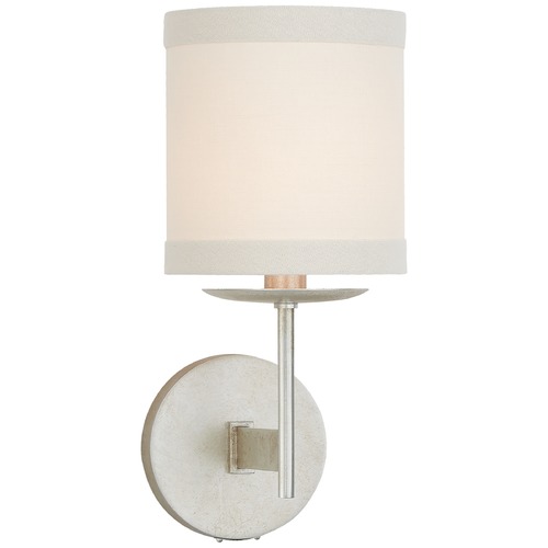 Visual Comfort Signature Collection Kate Spade New York Walker Sconce in Silver Leaf by Visual Comfort Signature KS2070BSLL