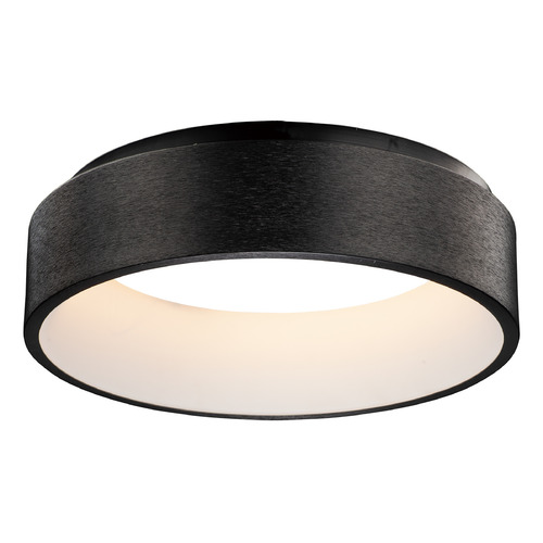 ET2 Lighting iQ Brushed Black LED Flush Mount by ET2 Lighting E31250-BBK