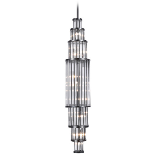 Waldorf Collection Pendant in Polished Gunmetal by Avenue Lighting