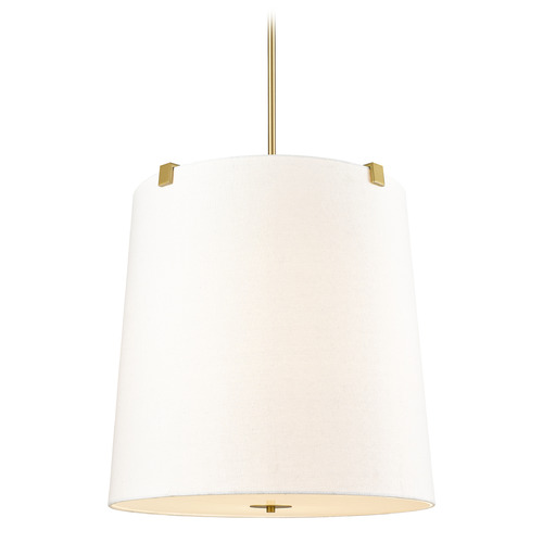 Z-Lite Z-Lite Weston Modern Gold Pendant Light with Empire Shade 3501P24-MGLD