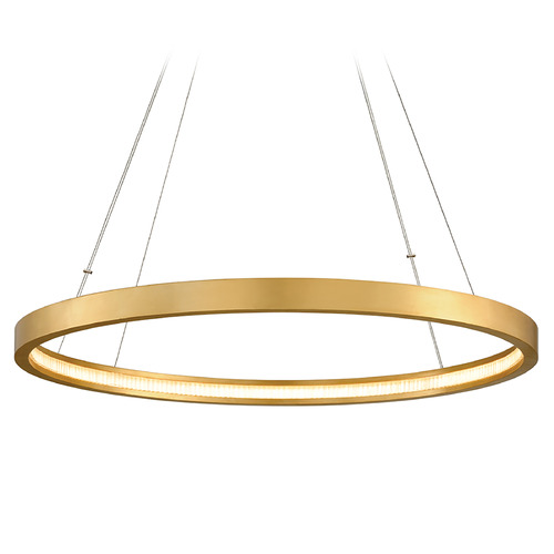 Corbett Lighting Jasmine Gold Leaf LED Pendant Light