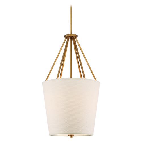 Nuvo Lighting Seneca Natural Brass Pendant by Nuvo Lighting 60/5844