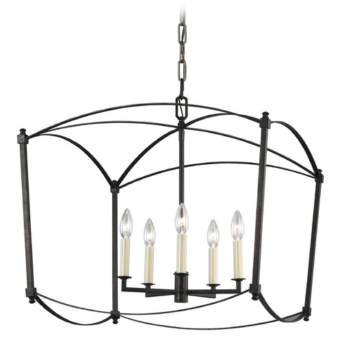 Thayer Smith Steel Pendant by Visual Comfort Studio