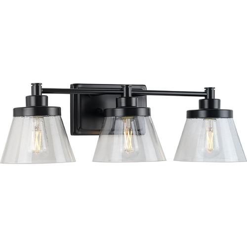 Hinton 24.50-Inch Bath Light in Matte Black by Progress Lighting