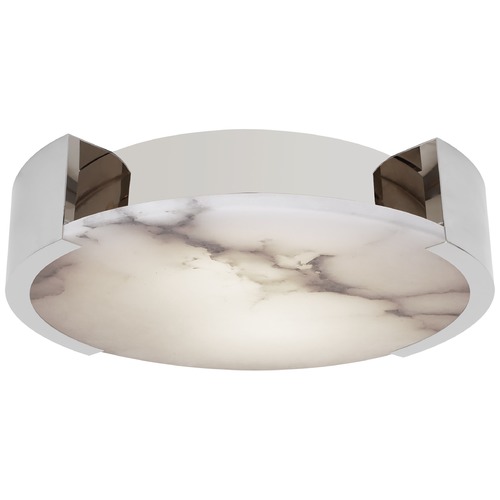 Visual Comfort Signature Collection Kelly Wearstler Melange XL Flush Mount in Nickel by Visual Comfort Signature KW4016PNALB