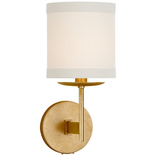 Visual Comfort Signature Collection Kate Spade New York Walker Small Sconce in Gild by Visual Comfort Signature KS2070GL