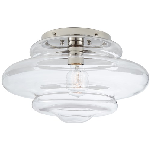 Kelly Wearstler Tableau Flush Mount in Nickel by Visual Comfort Signature
