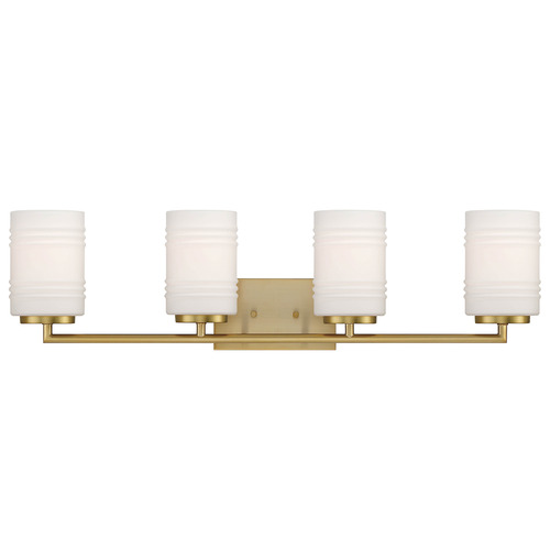 Designers Fountain Leavenworth Brushed Gold Bathroom Light