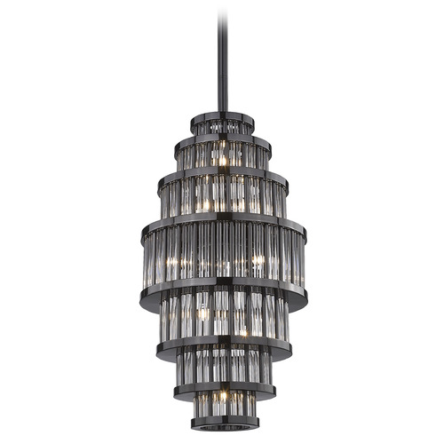 Avenue Lighting Waldorf Collection Pendant in Polished Gunmetal by Avenue Lighting HF1924-GM
