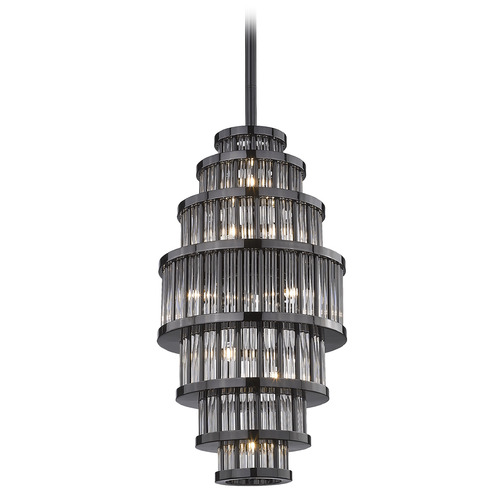 Waldorf Collection Pendant in Polished Gunmetal by Avenue Lighting