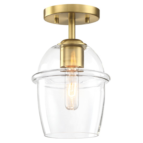 Designers Fountain Summer Jazz Brushed Gold Semi-Flushmount Light