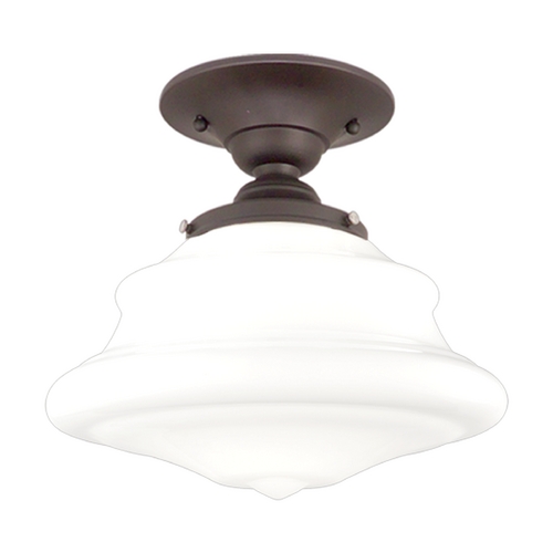 Hudson Valley Lighting Petersburg Semi-Flush Mount in Old Bronze by Hudson Valley Lighting 3409F-OB