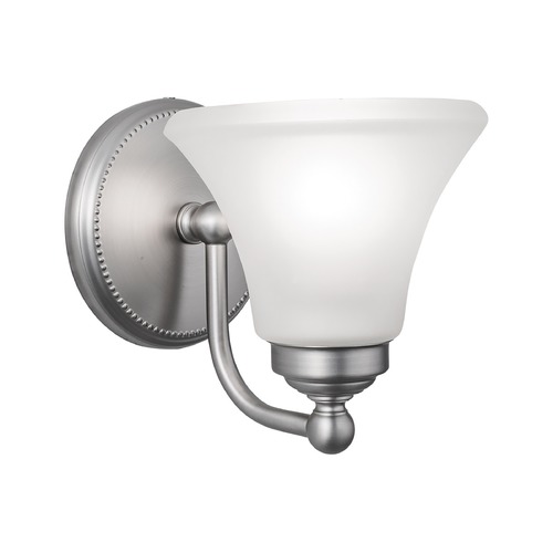 Norwell Lighting Norwell Lighting Soleil Brush Nickel Sconce 9661-BN-FL