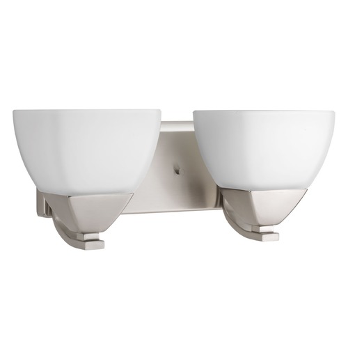 Progress Lighting Appeal Brushed Nickel Bathroom Light by Progress Lighting P2701-09