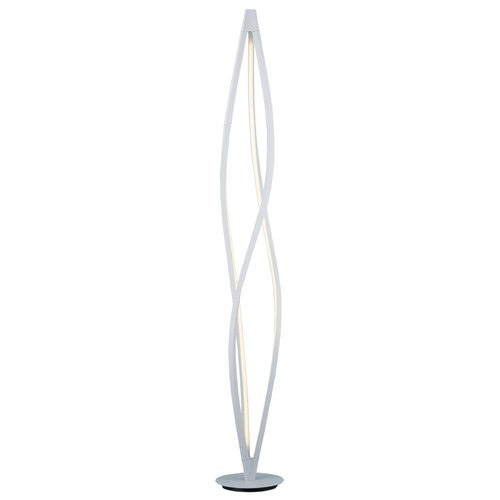 Cyclone LED Floor Lamp in Matte White by ET2 Lighting