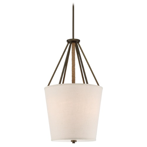 Seneca Mahogany Bronze Pendant by Nuvo Lighting