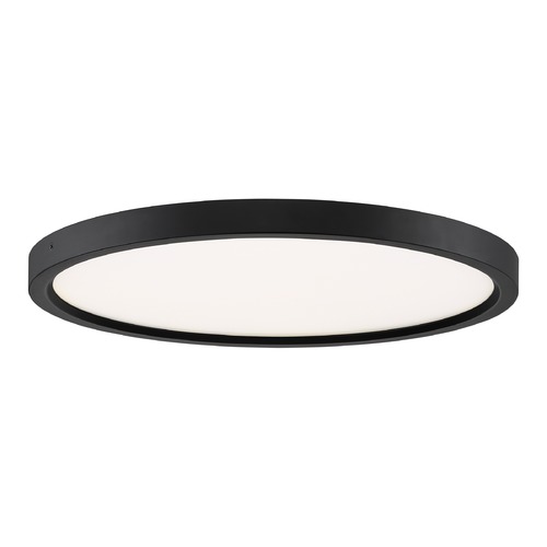 Outskirts 15-Inch LED Flush Mount in Oil Rubbed Bronze by Quoizel Lighting
