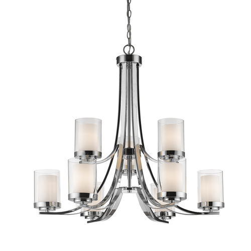 Willow Chrome Chandelier by Z-Lite