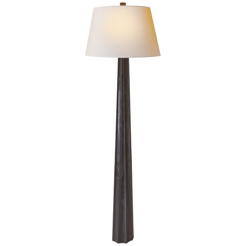 Visual Comfort Signature Collection E.F. Chapman Fluted Spire Floor Lamp in Aged Iron by Visual Comfort Signature CHA9461AINP