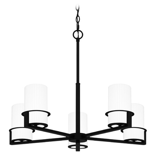 Quoizel Lighting Seymour Matte Black Chandelier