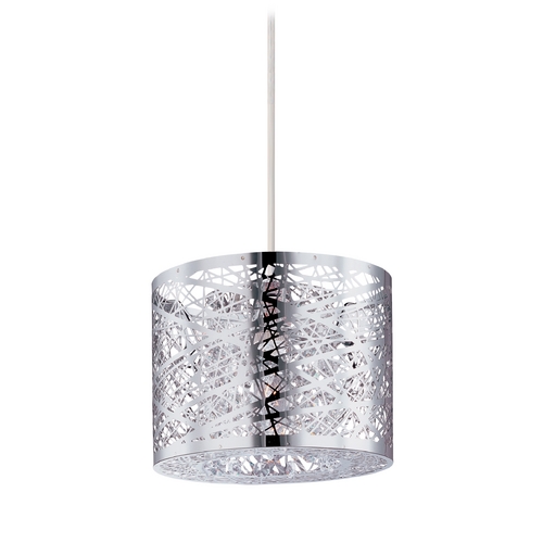 ET2 Lighting Inca 7.75-Inch Pendant in Polished Chrome by ET2 Lighting E21306-10PC