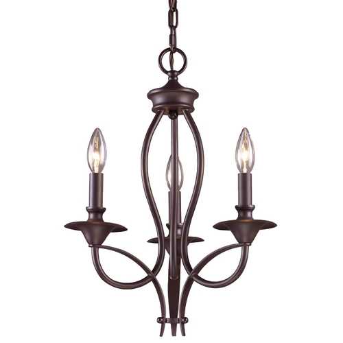 Elk Lighting Chandelier in Oiled Bronze Finish 61031-3