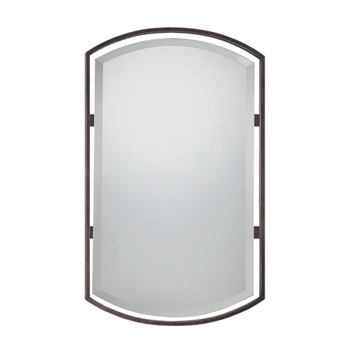 Breckenridge 21-Inch Mirror in Palladian Bronze by Quoizel Lighting