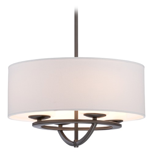 Circuit Smoked Iron Pendant by George Kovacs