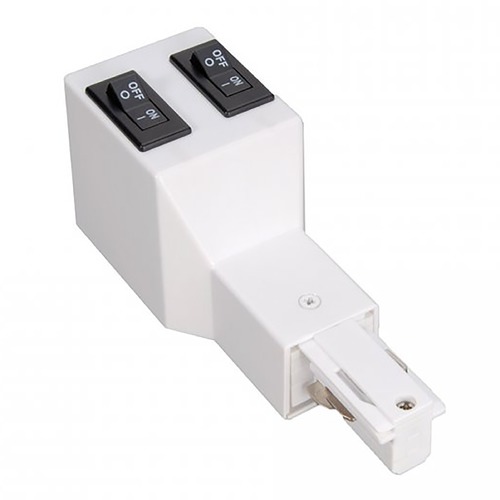 Wac Lighting W Track White LED Rail, Cable, Track Accessory