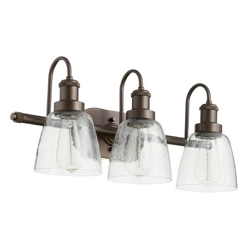 Quorum Lighting Oiled Bronze Bathroom Light by Quorum Lighting 508-3-86