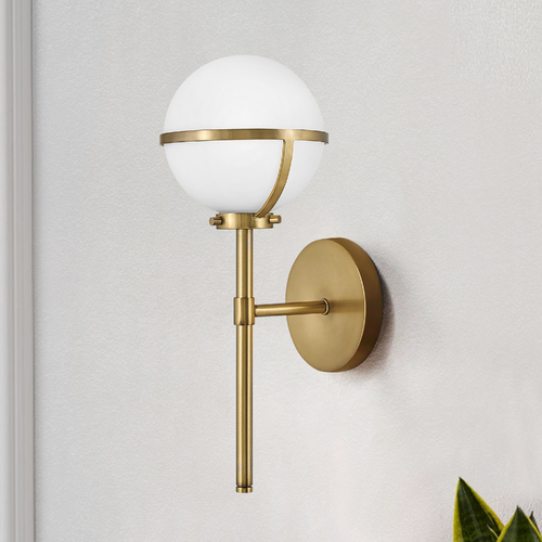 Hinkley Hollis Heritage Brass LED Sconce 3000K by Hinkley Lighting 5660HB-LL