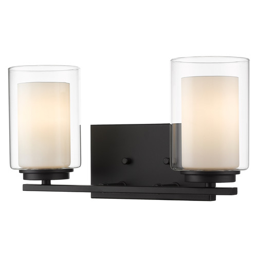 Willow Matte Black Bathroom Light by Z-Lite