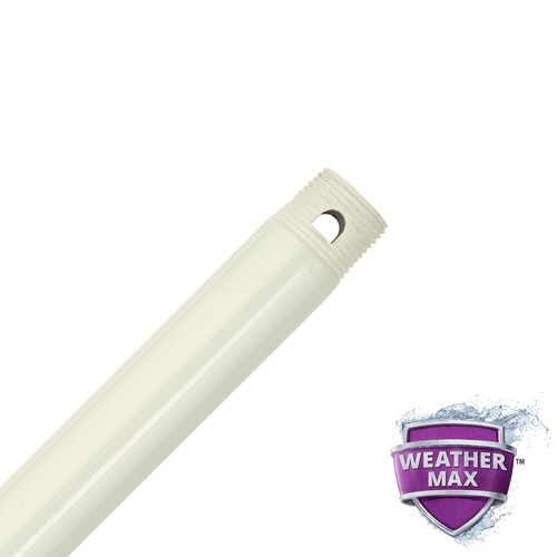 Hunter Fan Company 12-Inch Downrod in Fresh White by Hunter Fan Company 99746