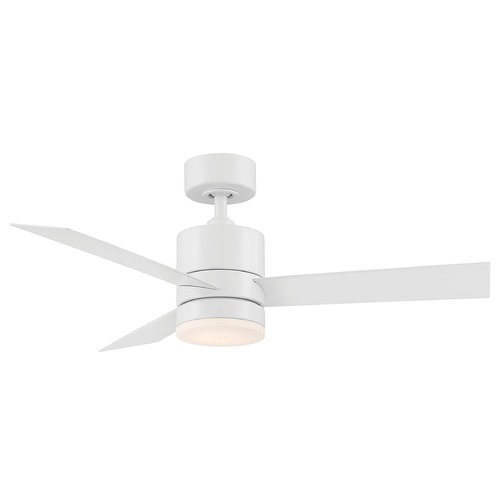 Axis 44-Inch LED Fan in Matte White 2700K by Modern Forms