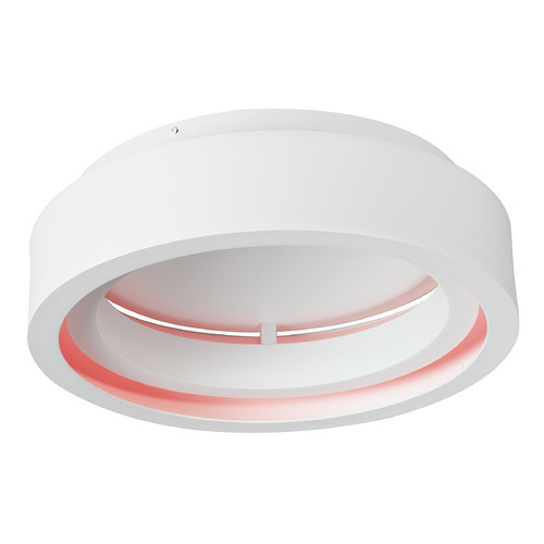 iCorona WiZ 18-Inch LED Flush Mount in Matte White by ET2 Lighting
