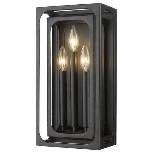 Z-Lite Easton Matte Black Sconce by Z-Lite 3038-3S-MB