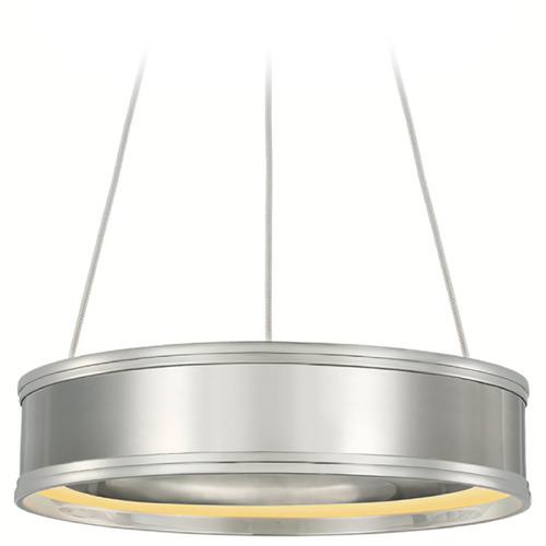 Visual Comfort Signature Collection Chapman & Myers Connery Pendant in Polished Nickel by VC Signature CHC1611PN